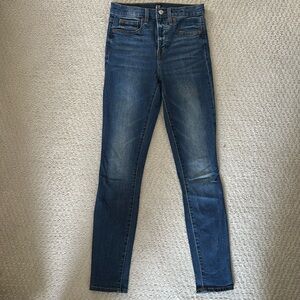 Gap Denim High Rise True Skinny Jeans, Size 26